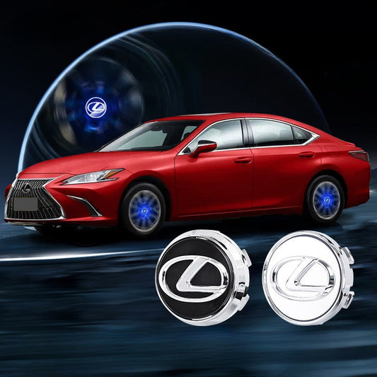 Lexus-Compatible Magnetic Suspension Hub Caps & LED Suspension Luminous Wheel Hub Lights