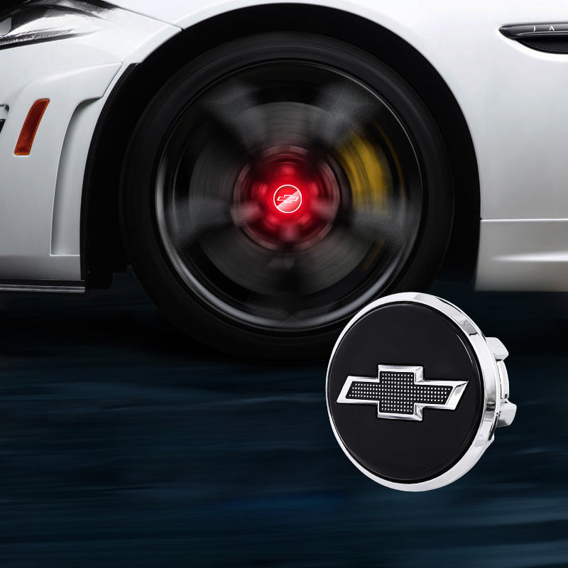 Chevrolet-Compatible Magnetic Suspension Hub Caps & LED Suspension Luminous Wheel Hub Lights