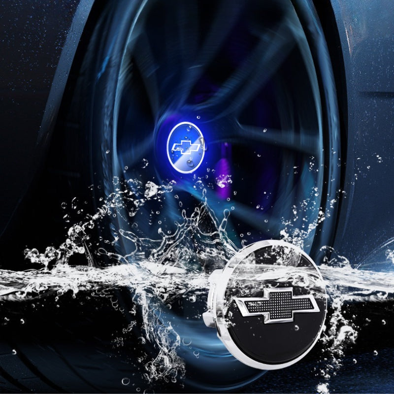 Chevrolet-Compatible Magnetic Suspension Hub Caps & LED Suspension Luminous Wheel Hub Lights