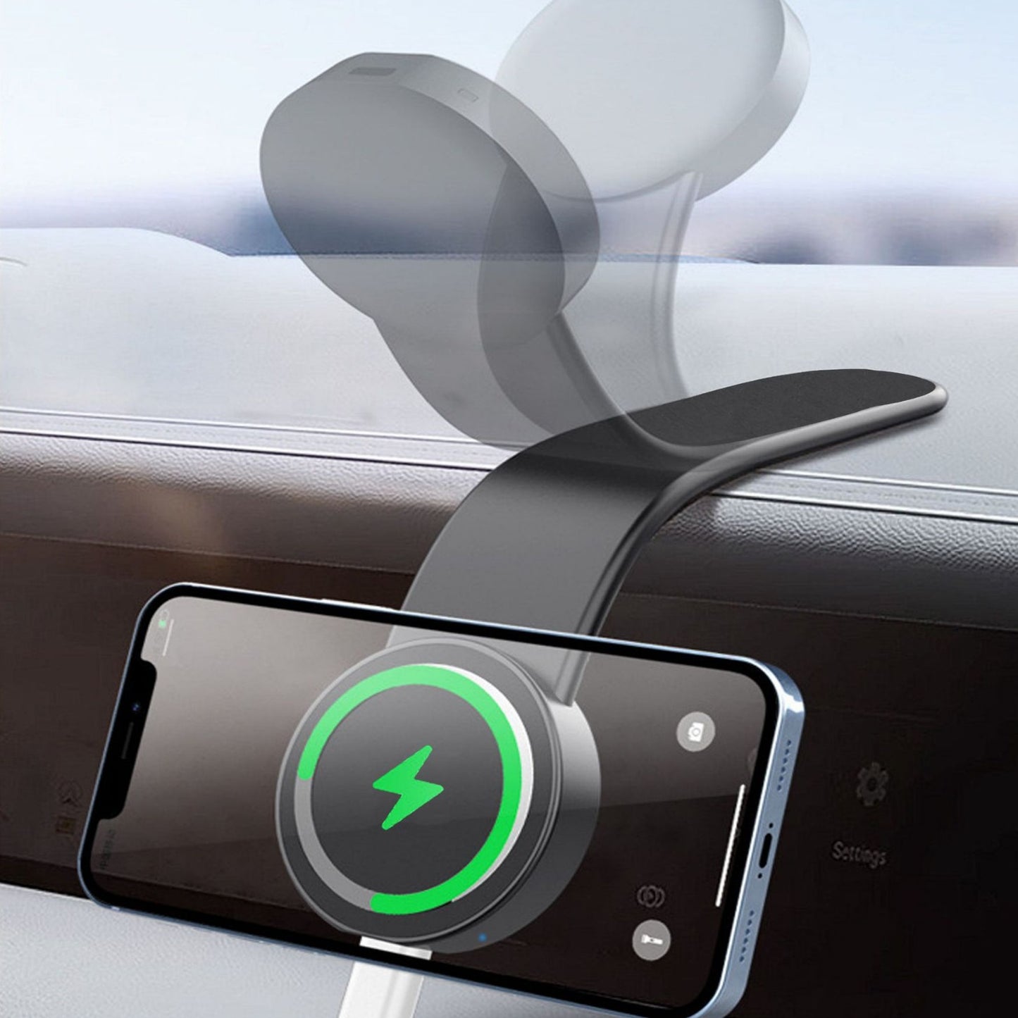 Magnetic Car Memory Alloy Phone Holder