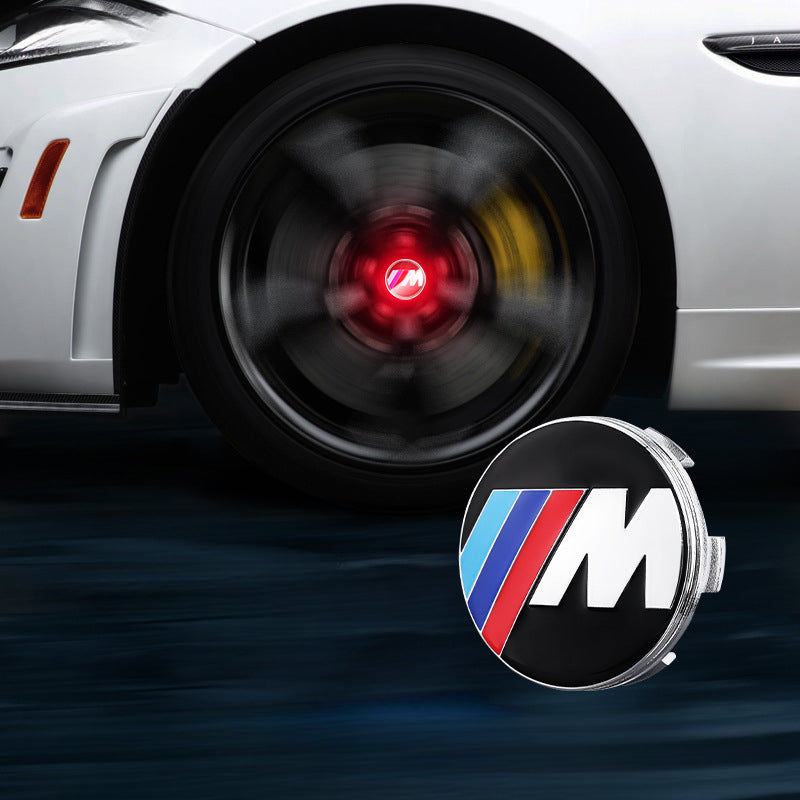 BMW-Compatible Magnetic Suspension Hub Caps & LED Suspension Luminous Wheel Hub Lights