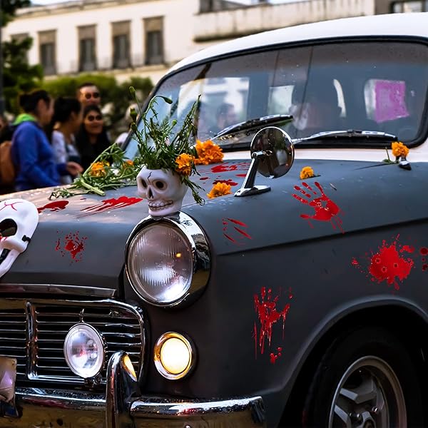 Halloween Blood Red Car Sticker