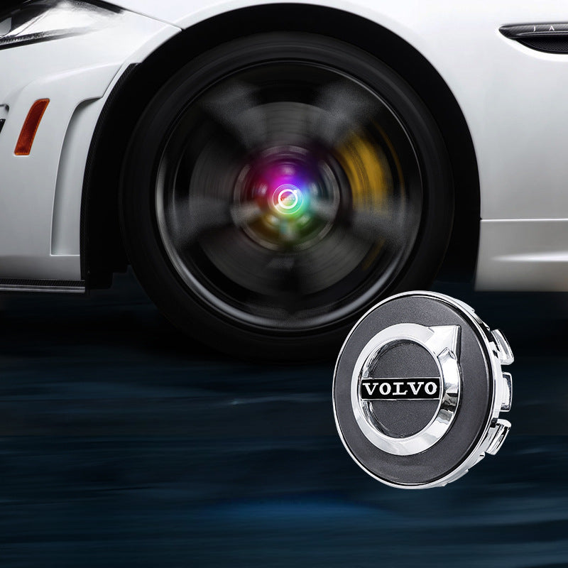 Volvo-Compatible Magnetic Suspension Hub Caps & LED Suspension Luminous Wheel Hub Lights