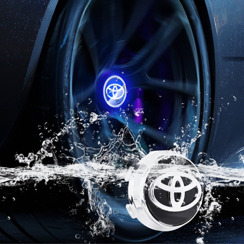 Toyota & Crown-Compatible Magnetic Suspension Hub Caps & LED Suspension Luminous Wheel Hub Lights