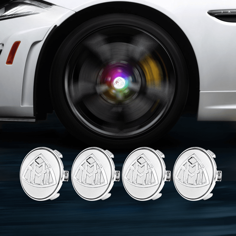 Mercedes-Benz-Compatible Magnetic Suspension Hub Caps & LED Suspension Luminous Wheel Hub Lights