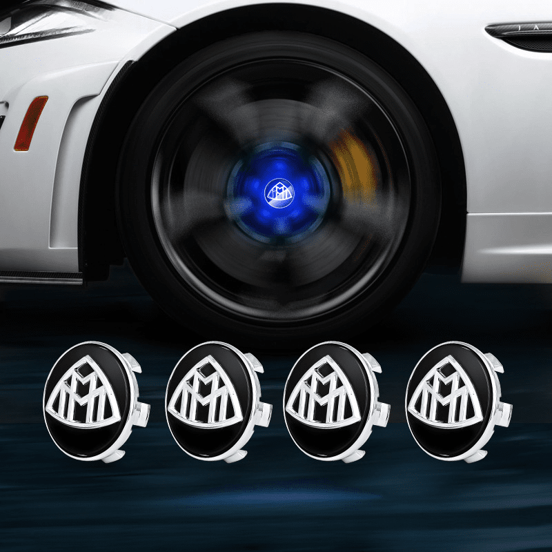 Mercedes-Benz-Compatible Magnetic Suspension Hub Caps & LED Suspension Luminous Wheel Hub Lights