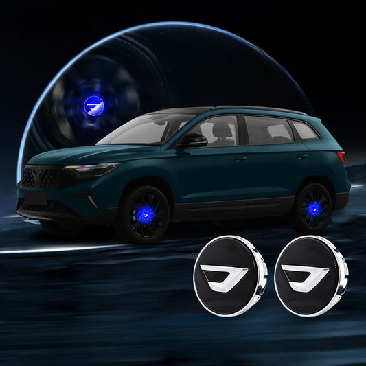 Volkswagen Jetta-Compatible Magnetic Suspension Hub Caps & LED Suspension Luminous Wheel Hub Lights