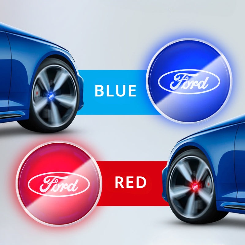 Ford-Compatible Magnetic Suspension Hub Caps & LED Suspension Luminous Wheel Hub Lights