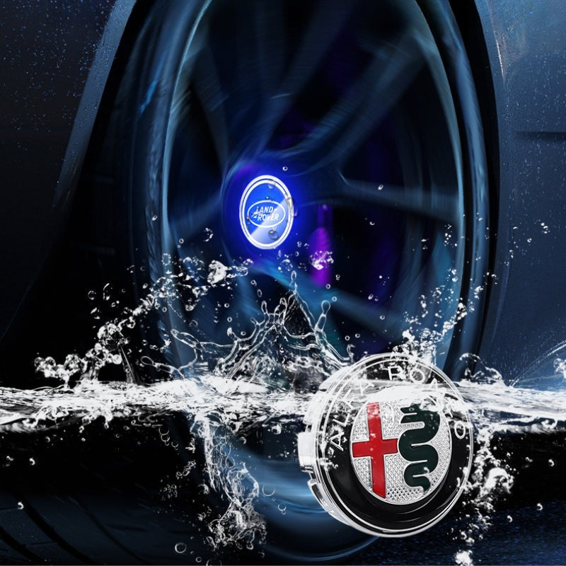 Alfa Romeo-Compatible Magnetic Suspension Hub Caps & LED Suspension Luminous Wheel Hub Lights