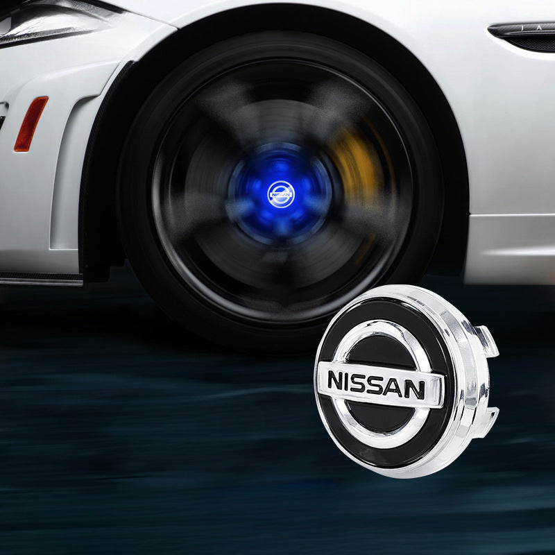 Nissan-Compatible Magnetic Suspension Hub Caps & LED Suspension Luminous Wheel Hub Lights