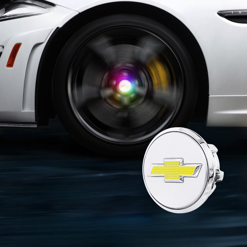 Chevrolet-Compatible Magnetic Suspension Hub Caps & LED Suspension Luminous Wheel Hub Lights